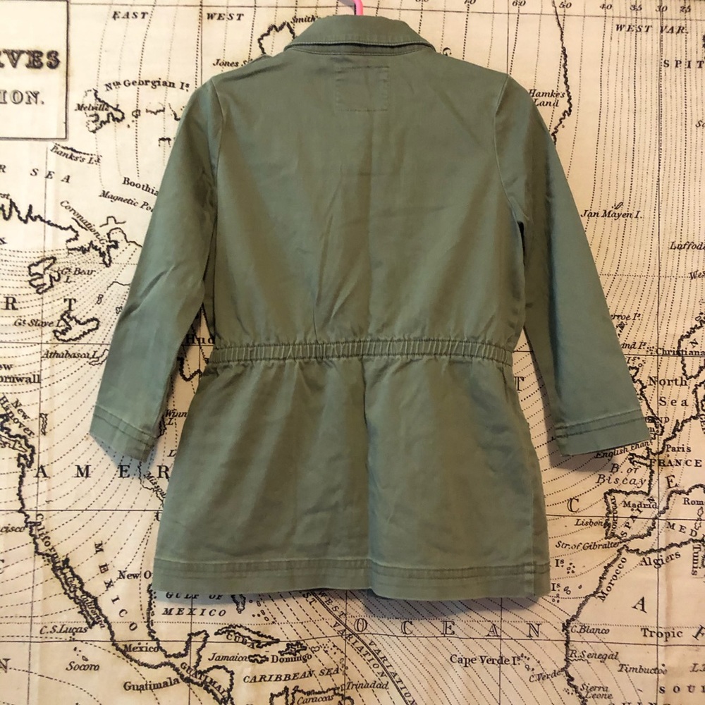 Army Green Utility Jacket - Picture 2 of 5